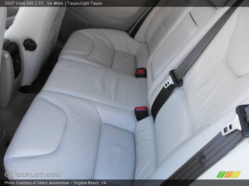 Ice White / Taupe/Light Taupe 2007 Volvo S60 2.5T