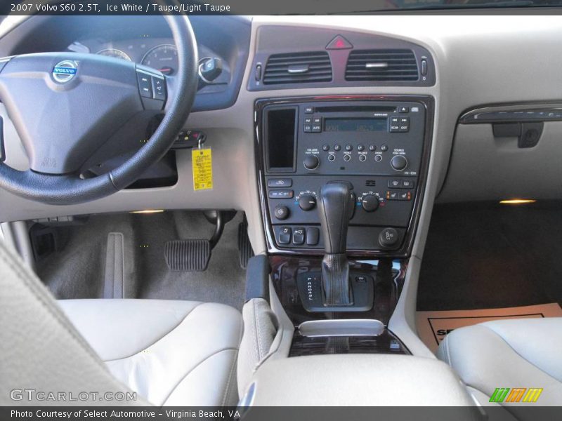 Ice White / Taupe/Light Taupe 2007 Volvo S60 2.5T