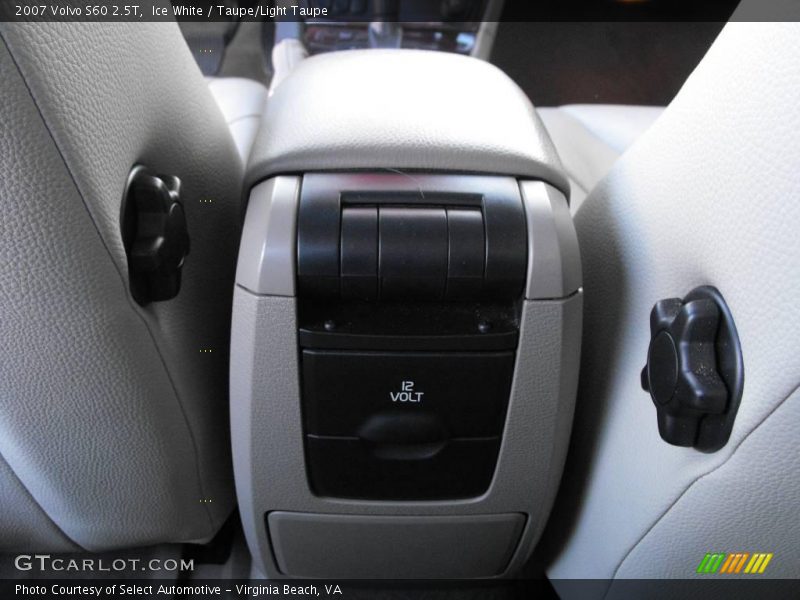 Ice White / Taupe/Light Taupe 2007 Volvo S60 2.5T