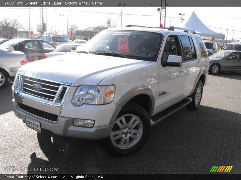 Oxford White / Camel 2007 Ford Explorer Eddie Bauer