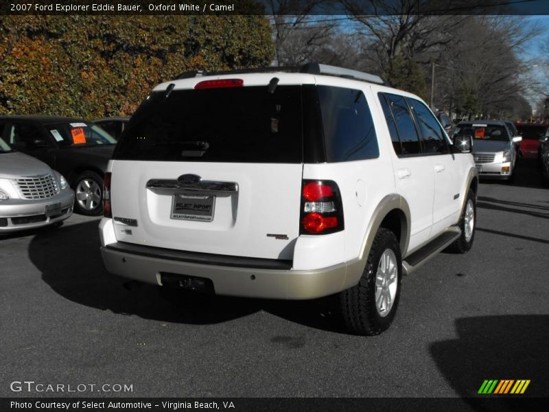 Oxford White / Camel 2007 Ford Explorer Eddie Bauer