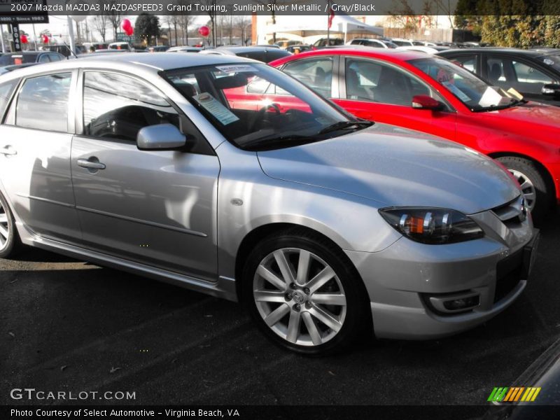 Sunlight Silver Metallic / Gray/Black 2007 Mazda MAZDA3 MAZDASPEED3 Grand Touring