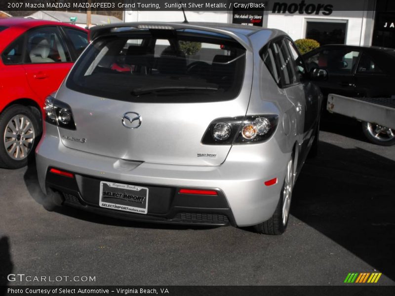 Sunlight Silver Metallic / Gray/Black 2007 Mazda MAZDA3 MAZDASPEED3 Grand Touring