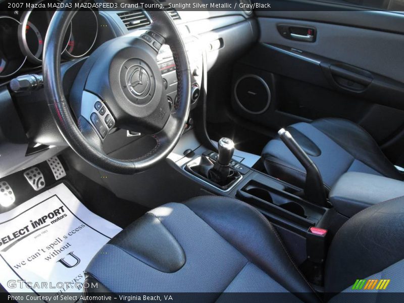 Sunlight Silver Metallic / Gray/Black 2007 Mazda MAZDA3 MAZDASPEED3 Grand Touring