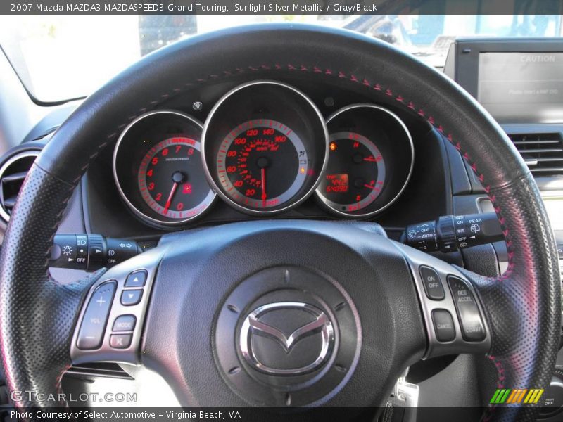 Sunlight Silver Metallic / Gray/Black 2007 Mazda MAZDA3 MAZDASPEED3 Grand Touring