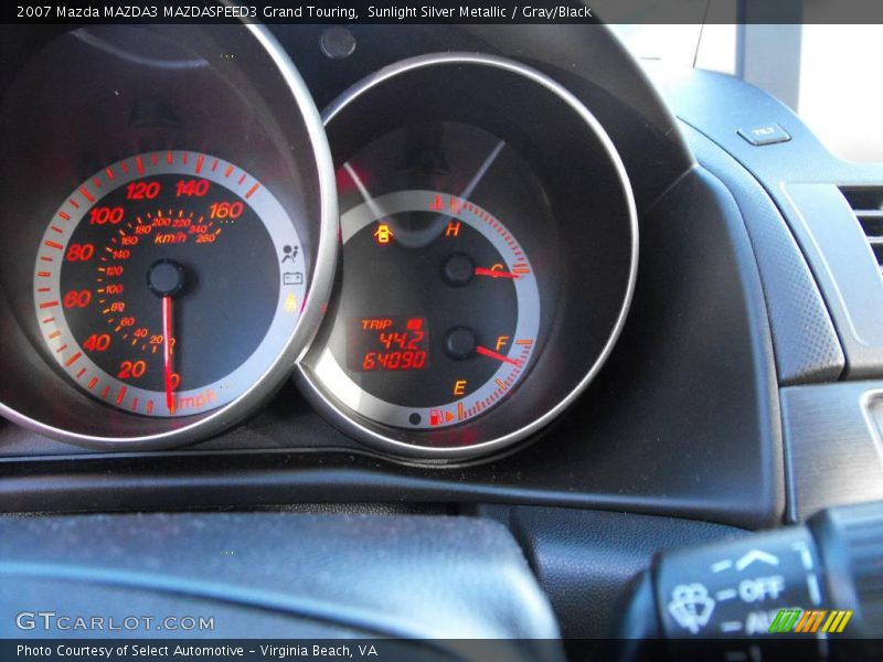 Sunlight Silver Metallic / Gray/Black 2007 Mazda MAZDA3 MAZDASPEED3 Grand Touring