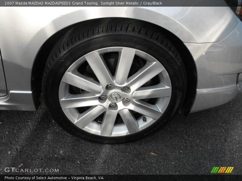 Sunlight Silver Metallic / Gray/Black 2007 Mazda MAZDA3 MAZDASPEED3 Grand Touring