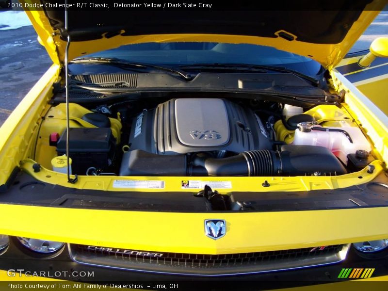Detonator Yellow / Dark Slate Gray 2010 Dodge Challenger R/T Classic