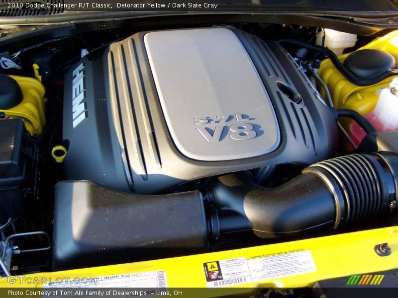 Detonator Yellow / Dark Slate Gray 2010 Dodge Challenger R/T Classic