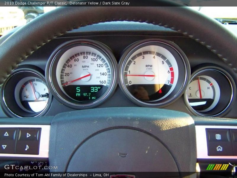 Detonator Yellow / Dark Slate Gray 2010 Dodge Challenger R/T Classic