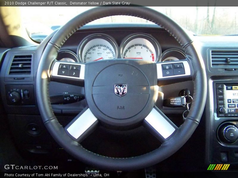 Detonator Yellow / Dark Slate Gray 2010 Dodge Challenger R/T Classic