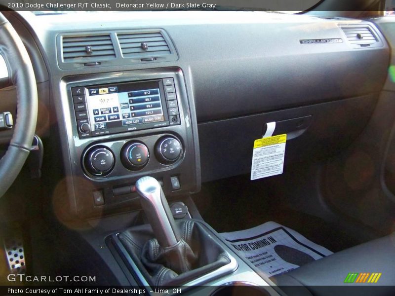 Detonator Yellow / Dark Slate Gray 2010 Dodge Challenger R/T Classic