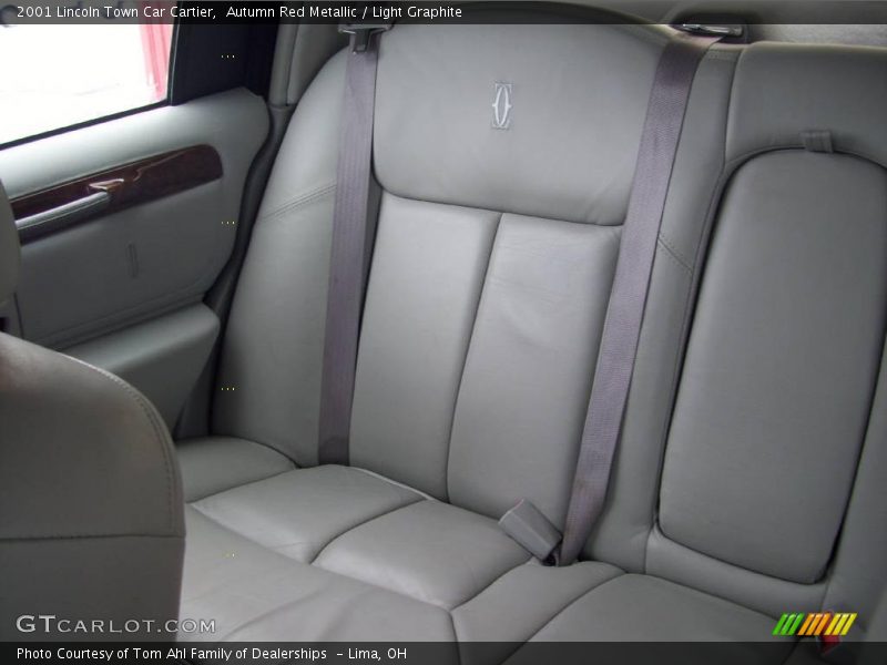 Autumn Red Metallic / Light Graphite 2001 Lincoln Town Car Cartier