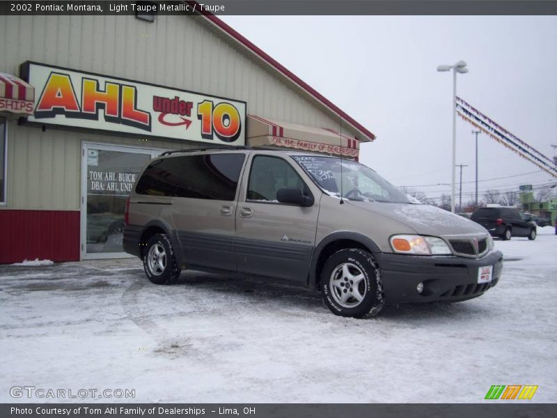 Light Taupe Metallic / Taupe 2002 Pontiac Montana