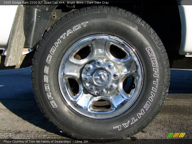 Bright White / Dark Slate Gray 2005 Dodge Ram 2500 SLT Quad Cab 4x4