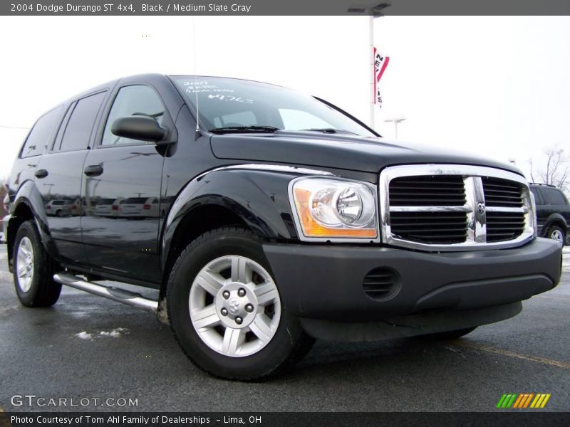 Black / Medium Slate Gray 2004 Dodge Durango ST 4x4