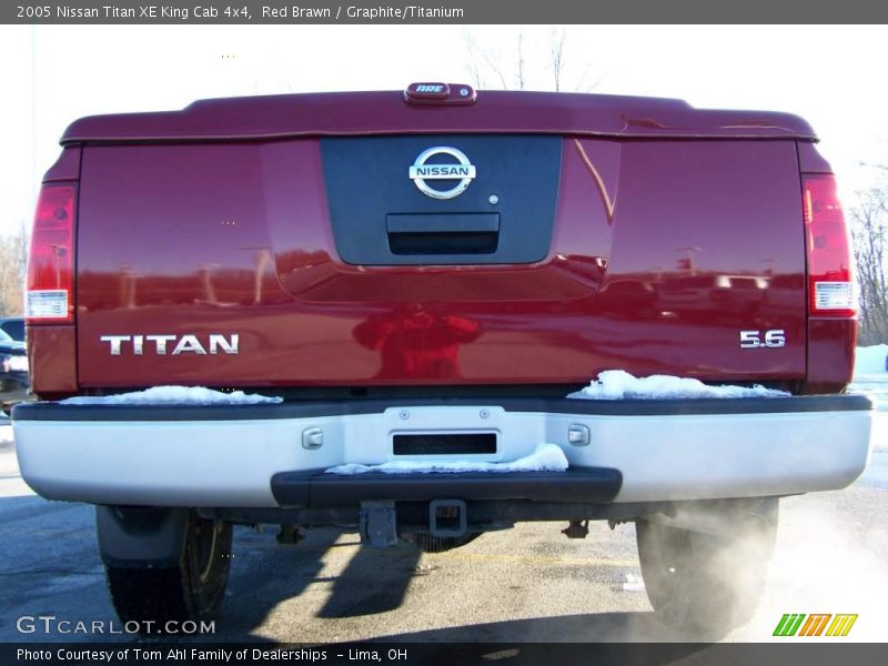 Red Brawn / Graphite/Titanium 2005 Nissan Titan XE King Cab 4x4