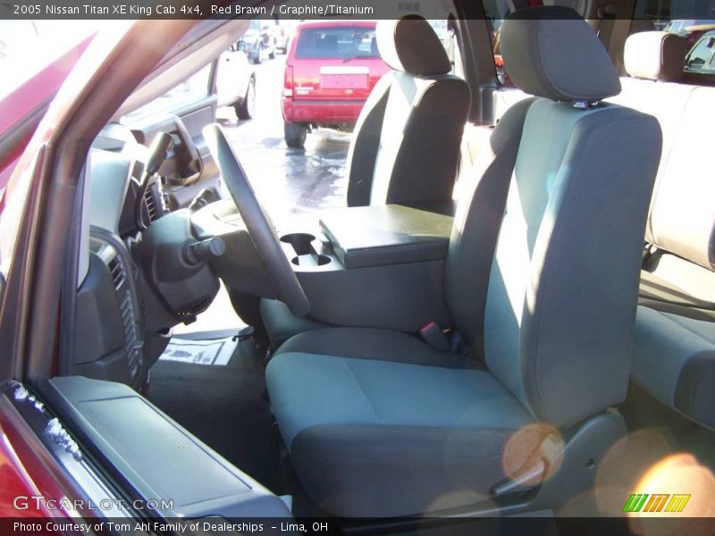 Red Brawn / Graphite/Titanium 2005 Nissan Titan XE King Cab 4x4