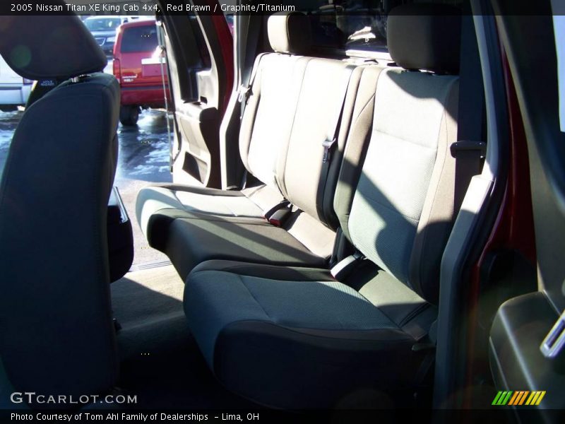 Red Brawn / Graphite/Titanium 2005 Nissan Titan XE King Cab 4x4