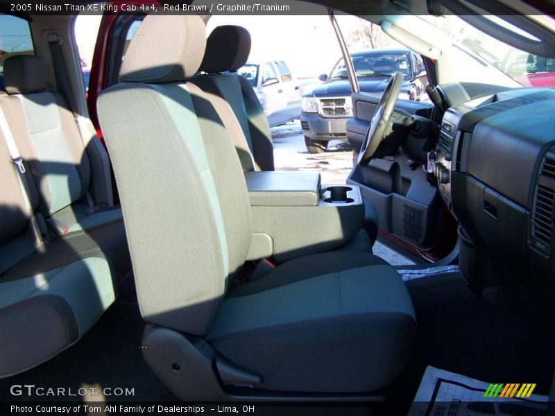 Red Brawn / Graphite/Titanium 2005 Nissan Titan XE King Cab 4x4