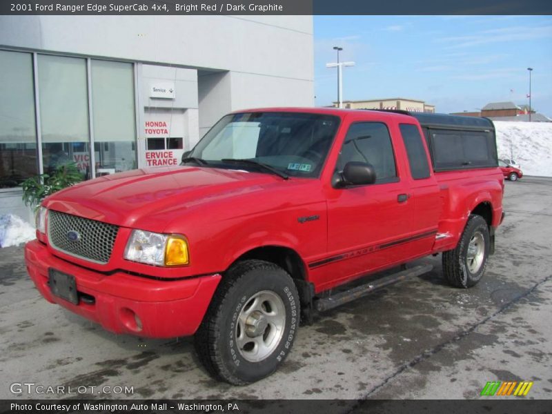 Bright Red / Dark Graphite 2001 Ford Ranger Edge SuperCab 4x4