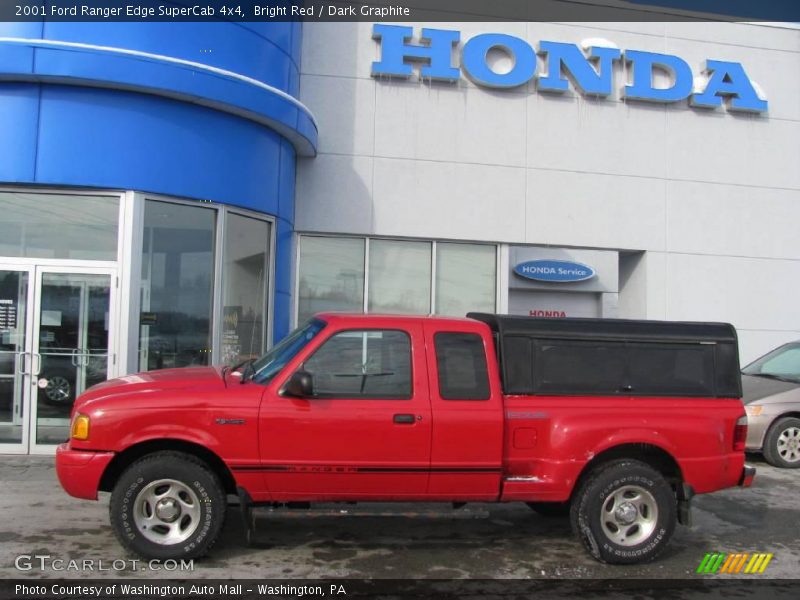 Bright Red / Dark Graphite 2001 Ford Ranger Edge SuperCab 4x4