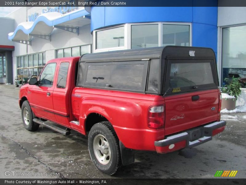 Bright Red / Dark Graphite 2001 Ford Ranger Edge SuperCab 4x4