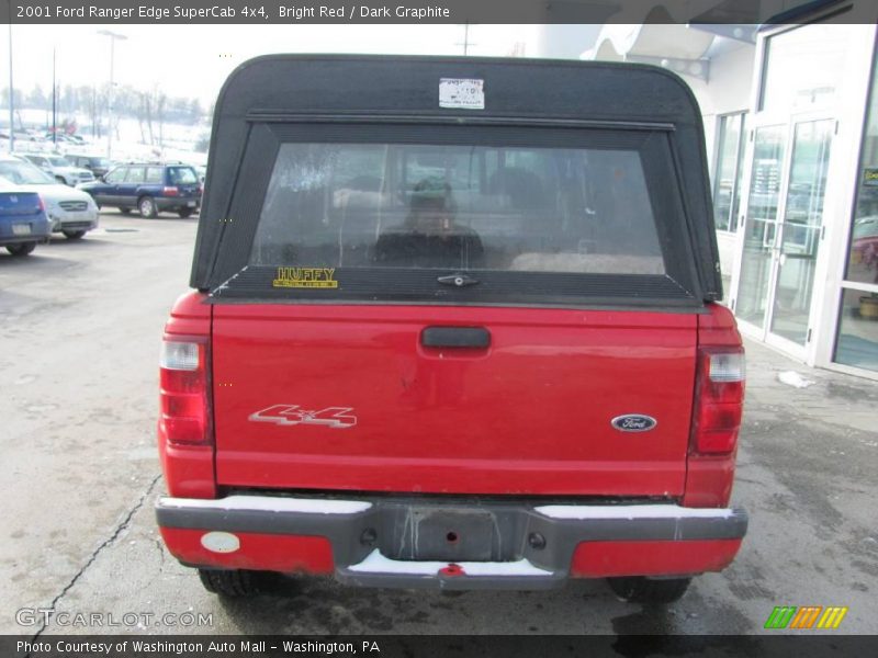 Bright Red / Dark Graphite 2001 Ford Ranger Edge SuperCab 4x4
