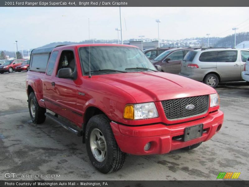 Bright Red / Dark Graphite 2001 Ford Ranger Edge SuperCab 4x4