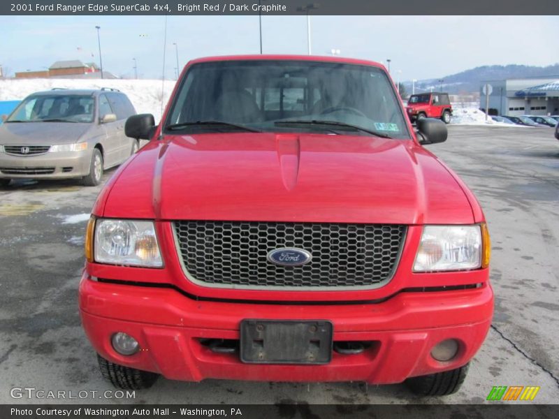 Bright Red / Dark Graphite 2001 Ford Ranger Edge SuperCab 4x4