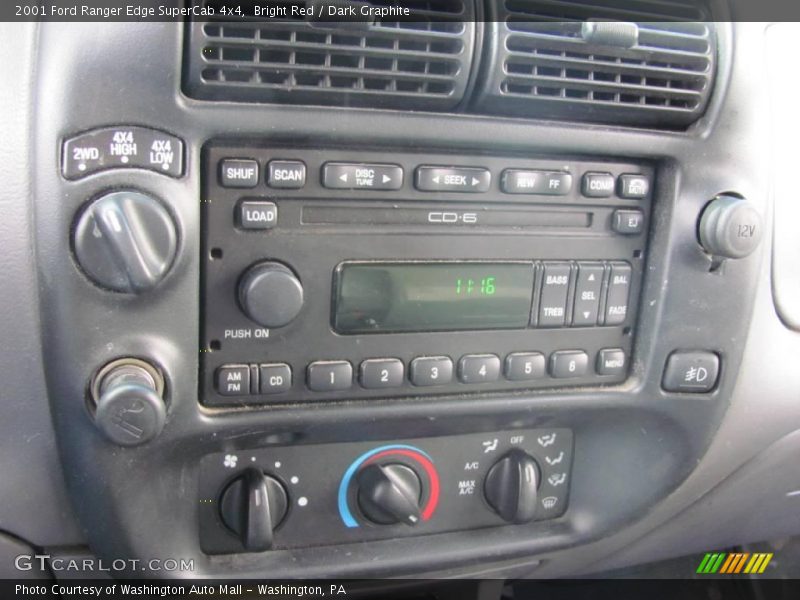 Bright Red / Dark Graphite 2001 Ford Ranger Edge SuperCab 4x4