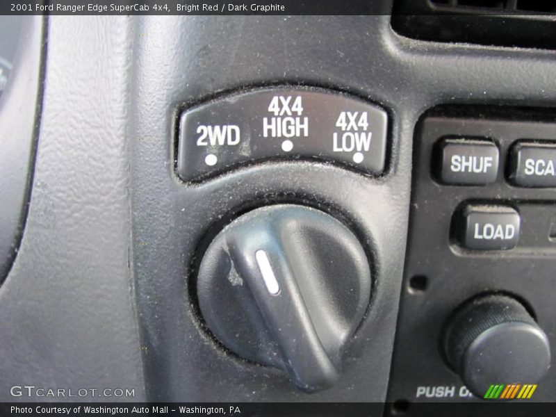 Bright Red / Dark Graphite 2001 Ford Ranger Edge SuperCab 4x4