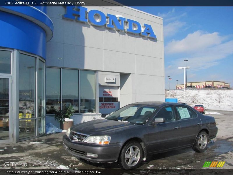 Anthracite Metallic / Ebony 2002 Acura TL 3.2