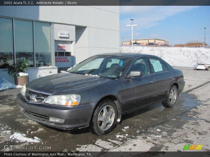 Anthracite Metallic / Ebony 2002 Acura TL 3.2