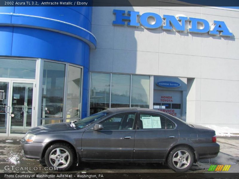 Anthracite Metallic / Ebony 2002 Acura TL 3.2