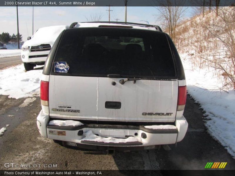 Summit White / Beige 2000 Chevrolet Blazer LT 4x4