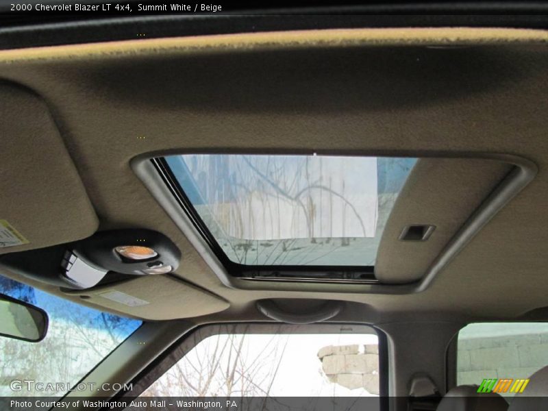Summit White / Beige 2000 Chevrolet Blazer LT 4x4