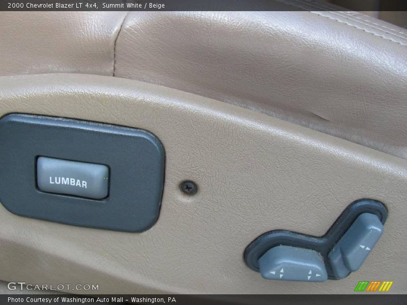 Summit White / Beige 2000 Chevrolet Blazer LT 4x4