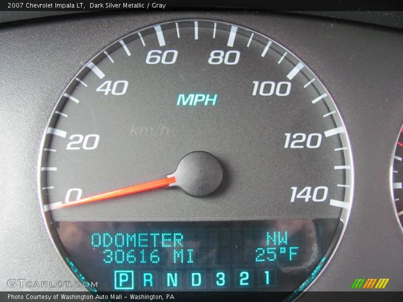Dark Silver Metallic / Gray 2007 Chevrolet Impala LT