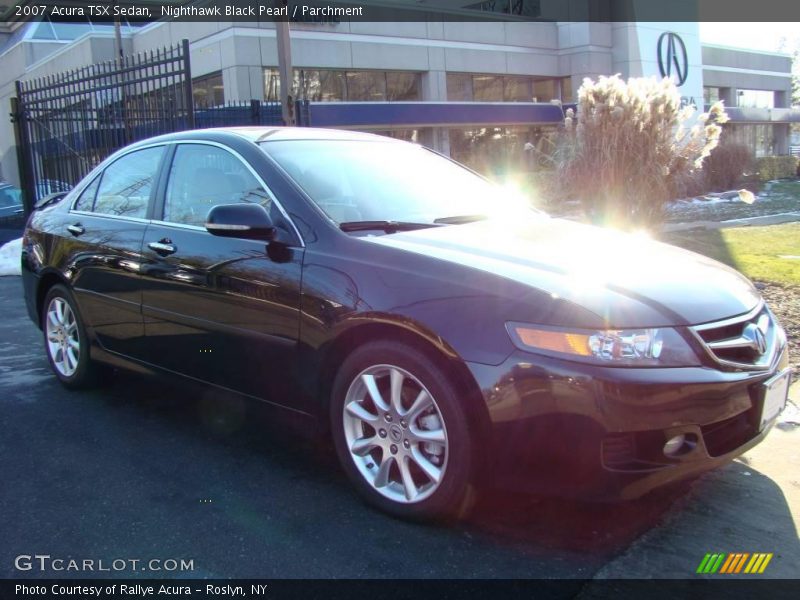 Nighthawk Black Pearl / Parchment 2007 Acura TSX Sedan