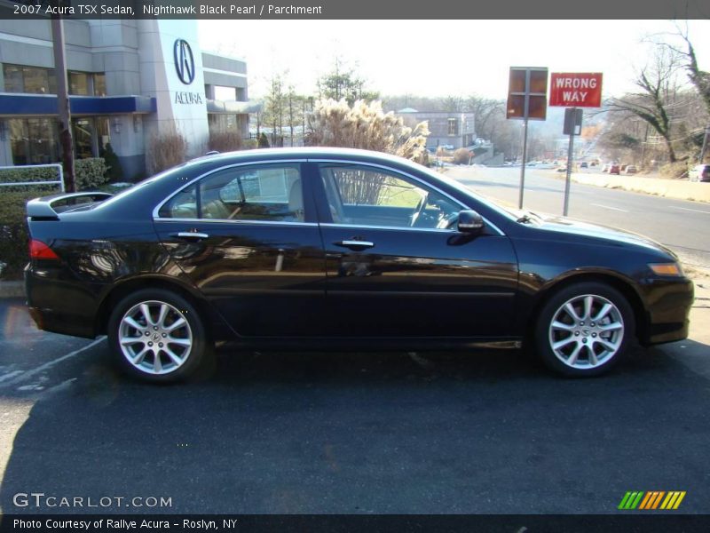 Nighthawk Black Pearl / Parchment 2007 Acura TSX Sedan