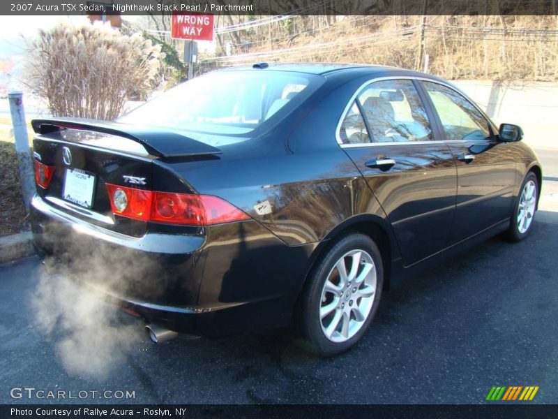 Nighthawk Black Pearl / Parchment 2007 Acura TSX Sedan