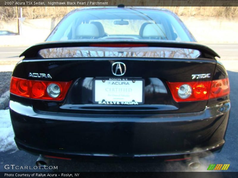 Nighthawk Black Pearl / Parchment 2007 Acura TSX Sedan