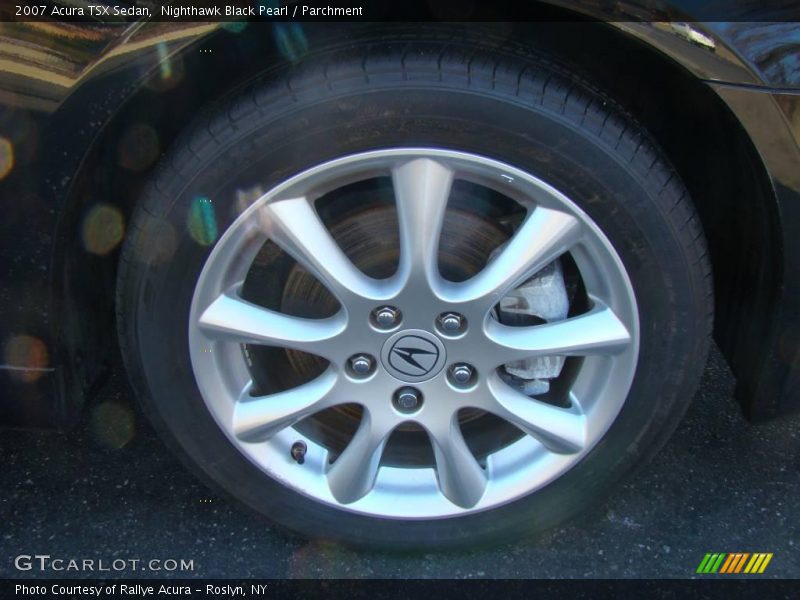 Nighthawk Black Pearl / Parchment 2007 Acura TSX Sedan