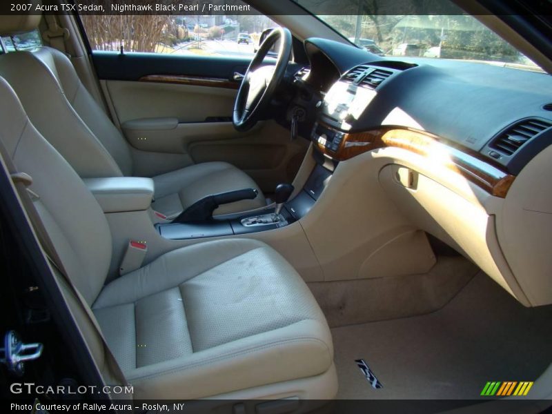Nighthawk Black Pearl / Parchment 2007 Acura TSX Sedan