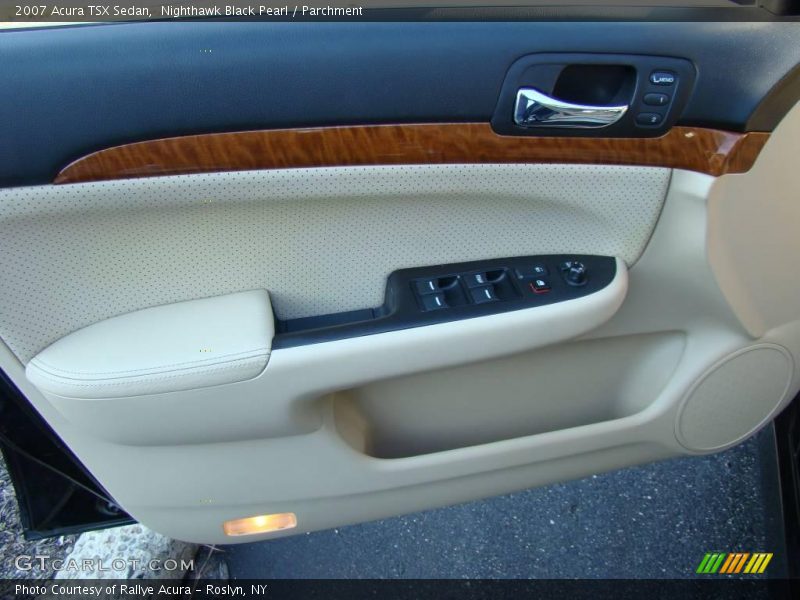 Nighthawk Black Pearl / Parchment 2007 Acura TSX Sedan