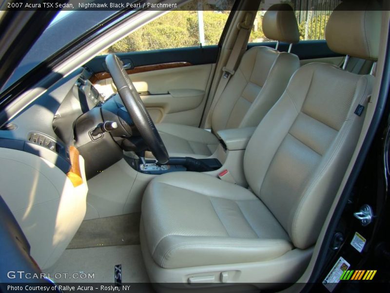 Nighthawk Black Pearl / Parchment 2007 Acura TSX Sedan