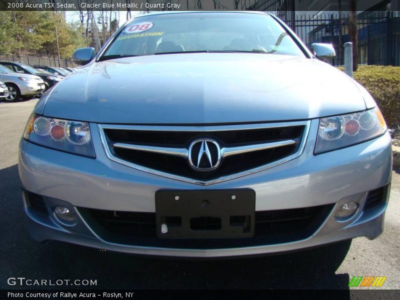 Glacier Blue Metallic / Quartz Gray 2008 Acura TSX Sedan
