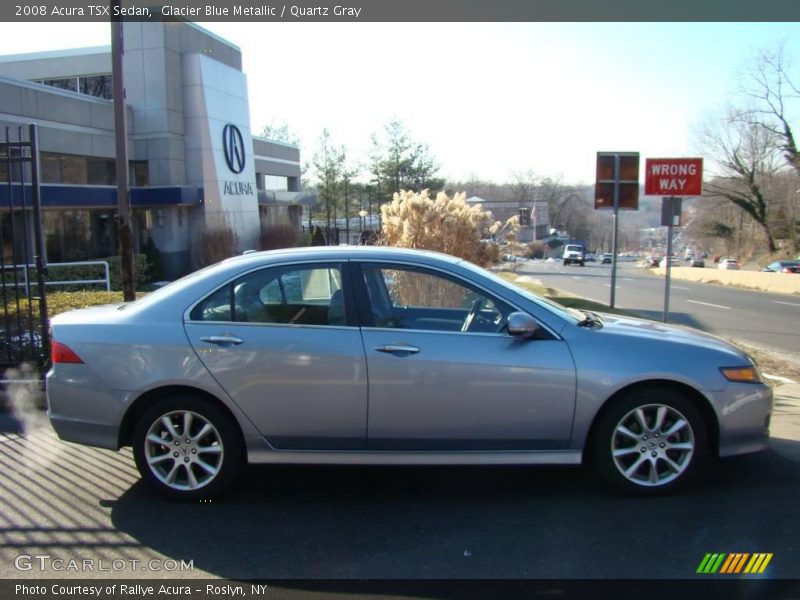 Glacier Blue Metallic / Quartz Gray 2008 Acura TSX Sedan