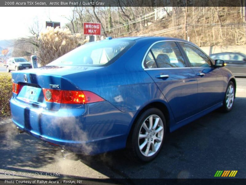Arctic Blue Pearl / Quartz Gray 2008 Acura TSX Sedan